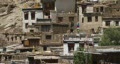 Indian buildings with prayer flags Video