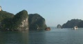 Boats sailing in Ha Long Bay Video