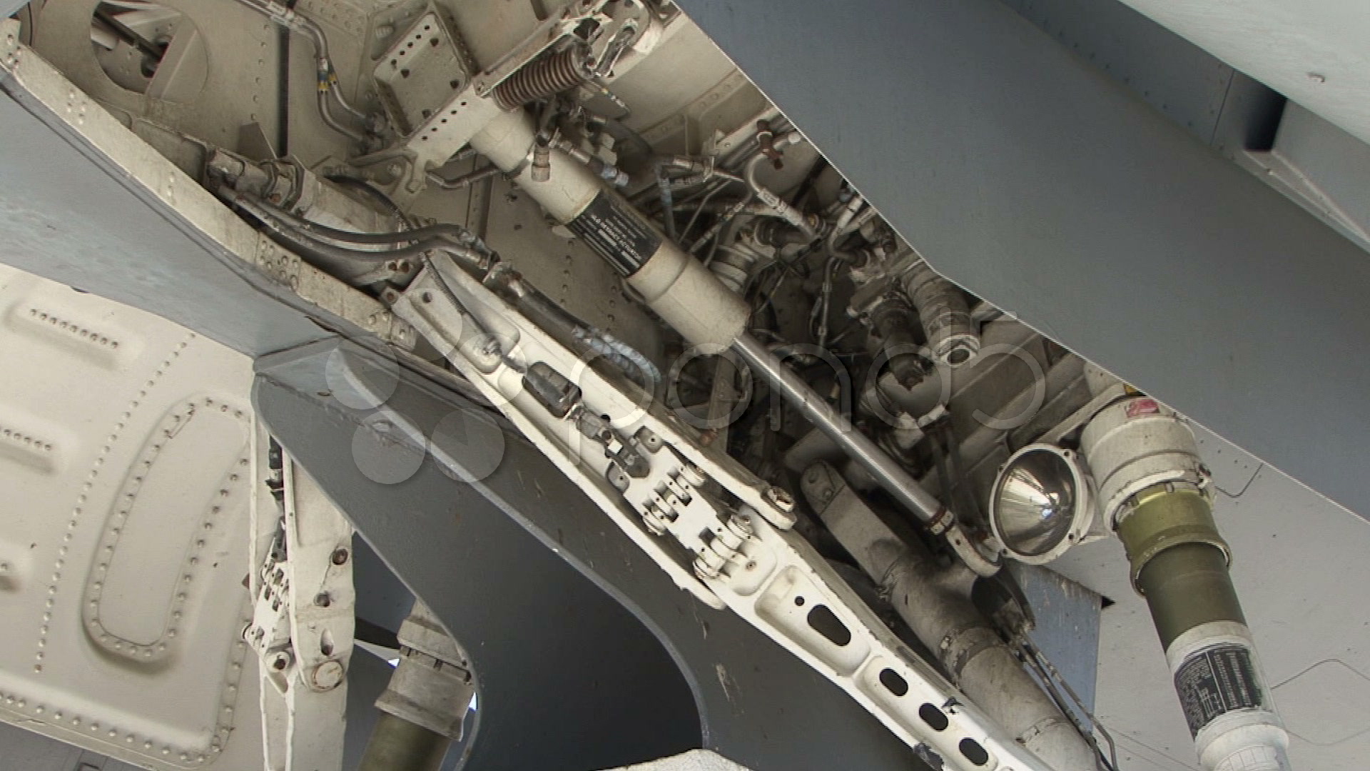 F16 Fighting Falcon Landing Gear Close Up Stock Video 344877 HD