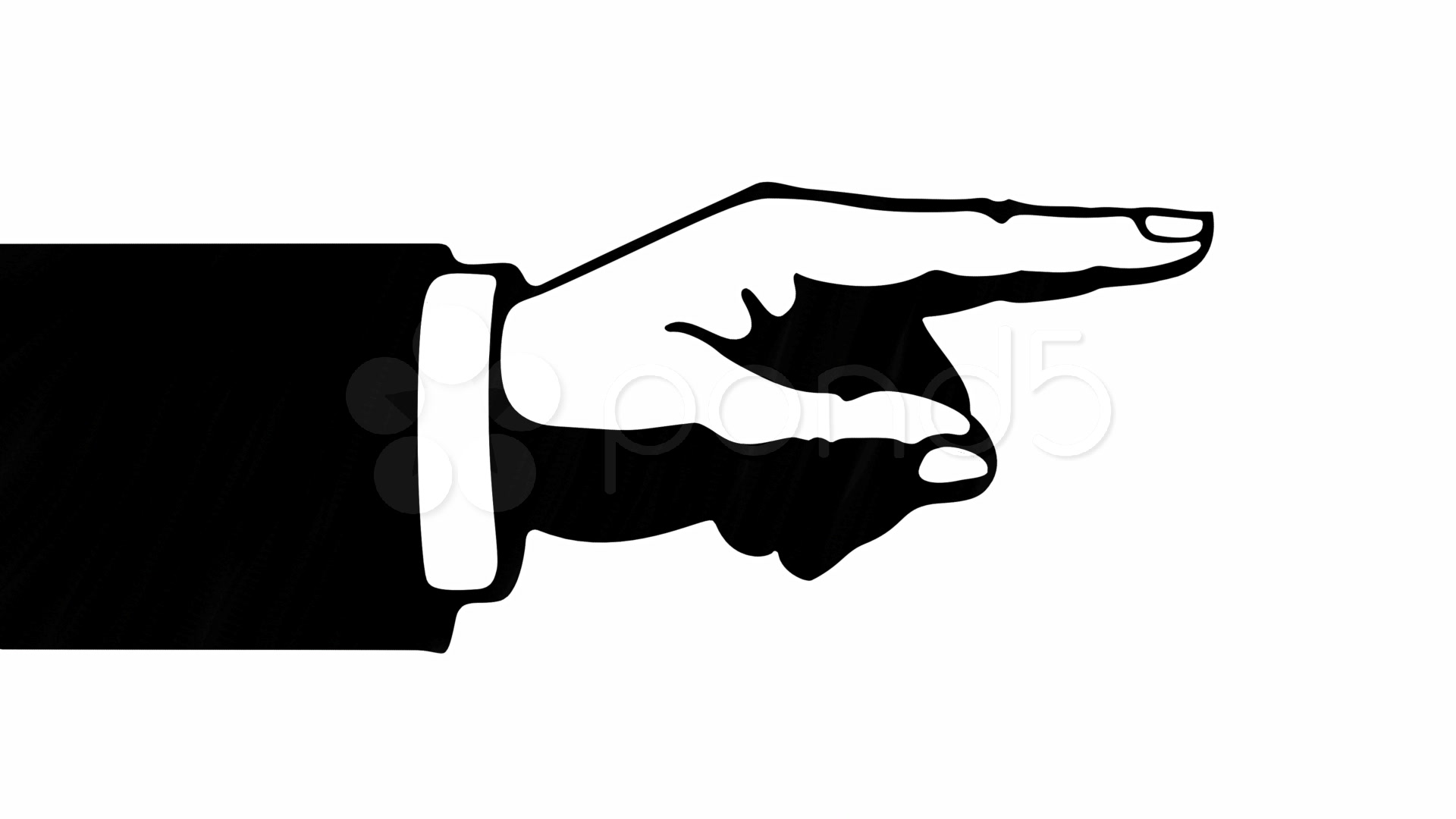 free vector clip art pointing finger - photo #4