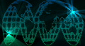 Earth line graphic maps series - 1 Video