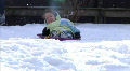 Winter Sledding Fun 1289