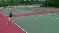 Tennis Player Volleys Video