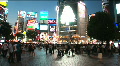 Tokyo Shibuya - Nigh Scene 1 - around the most famous street in Shibuya Video