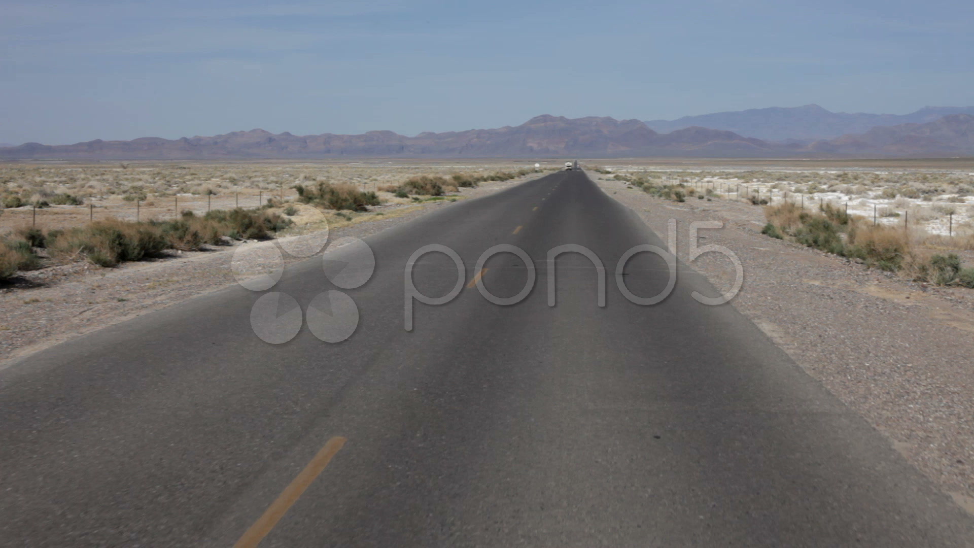 Pov Of Car Driving Down Desert Road videos 695973 HD Stock Footage