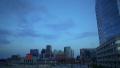 (1188) Downtown City Sunset Buildings Skyline Train Station HDR Video