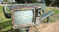 TV park bench wide angle2 Video