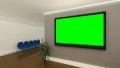 Green Screen Background Interior Office