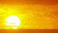 Big Sun Rise Over Ocean - Sunrise Time Lapse