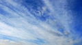 Time lapse clip of white clouds
