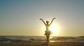 Beach Ballet at sunset