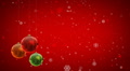 Christmas decoration background with Christmas balls