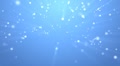 Christmas snow blue HD loop