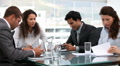 Team in a meeting