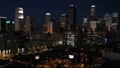 Downtown Los Angeles skyline at night, California, USA 2014