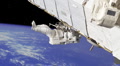 Astronaut Working on International Space Station