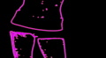ser-24 - neon outlined gogo dancer silhouette in pink Video