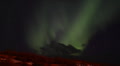 Mountain Forest Green Northern Lights