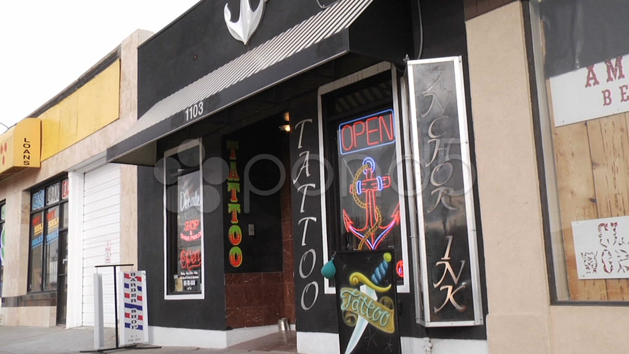 Exterior Tattoo Shop