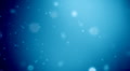 Light particles on blue background (Loop)