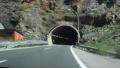 Driving Time lapse. Tunnel.