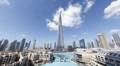 Burj Khalifa Dubai and Mall a Futuristic Modern Design, UAE, T/Lapse