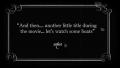 Silent Movie FX title Cards