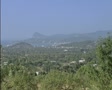 View from hilltop of countryside Video