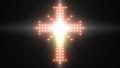 Scientology Cross Lights 01 Transparent
