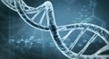 Rotating DNA with formula background