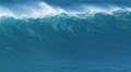 Giant Blue Ocean Wave