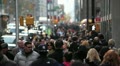 Crowd Walking street sidewalk people NY City manhattan