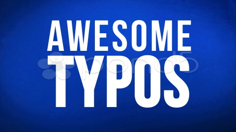 After Effects Project - Pond5 Awesome Typo 10573662 After Effects Project - Pond5 Awesome Typo 10573662