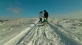 Family sledding