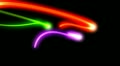 neon glowing lights background