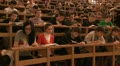 Students at a lecture in the classroom. Video