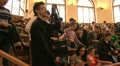 Students at a lecture in the classroom. Video