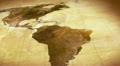 grunge stained map of the world loopable background