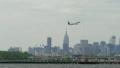 United Airlines Airplane take off leaving LaGuardia Airport New York City