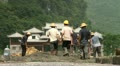 Construction site in rural area in China