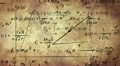 math physics formulas on old paper loopable