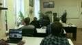 Students at a lecture in the classroom. Video