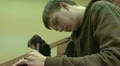 Students at a lecture in the classroom. Video