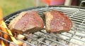 Argentinean steaks on the barbecue