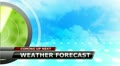 Weather Forecast Promo Animation for broadcast meteorology report