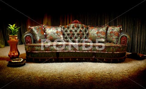 Stock photo of vintage sofa