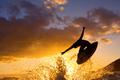 sunset surfer