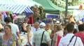 KIEV,UKRAINE-AUGUST 26 Crowd of people. Focus change Video