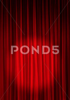 Stock Illustration of theater curtain background