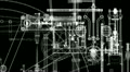 Animation of steam engine parts layered. Loops.